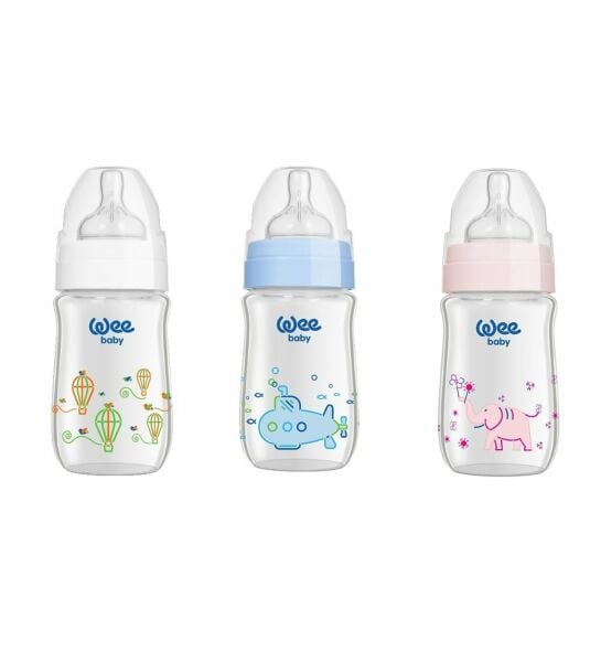 Wee 140 Klasik Isıya Dayanıklı Cam Biberon 180ml