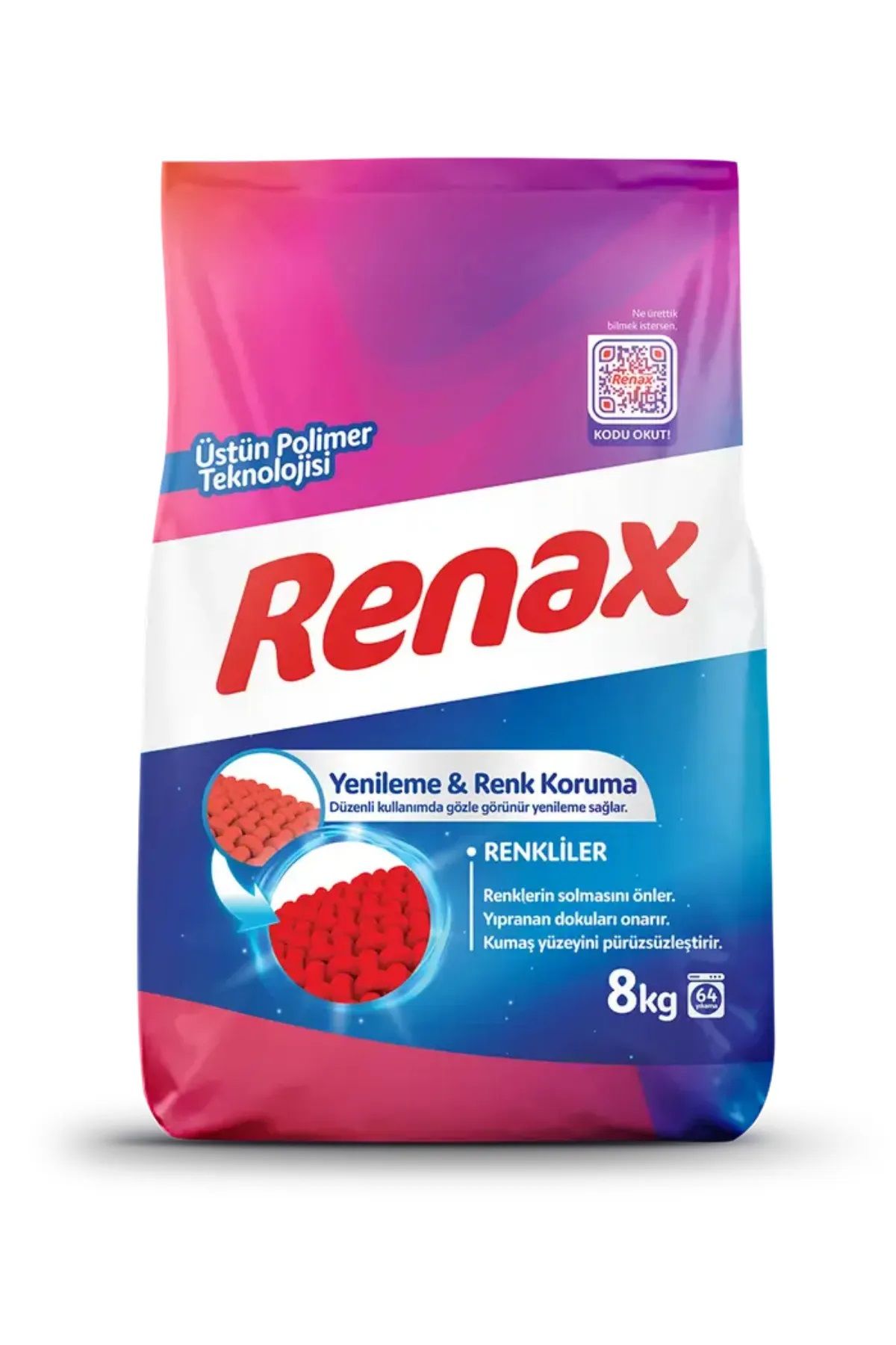 Renax Renkliler Toz Deterjan 8kg