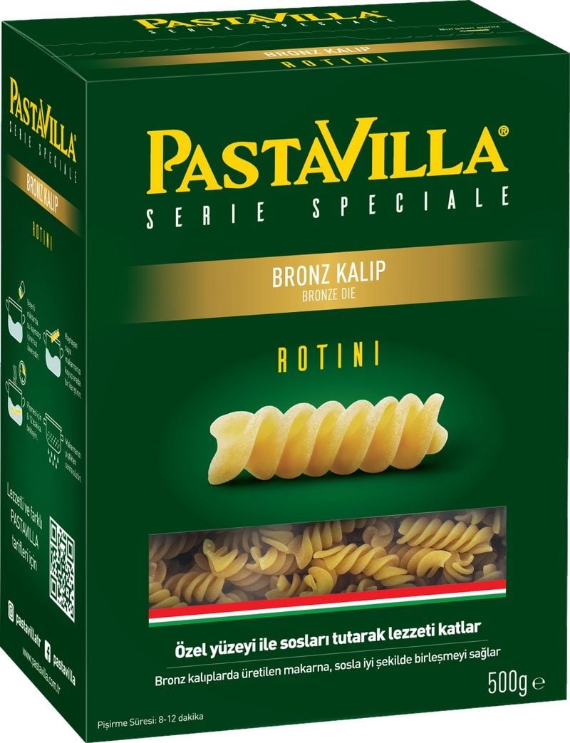 Pastavilla Bronz Rotini Makarna 500gr