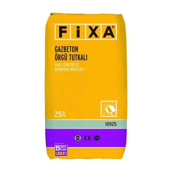 Fixa Gazbeton Tutkalı 25 Kg