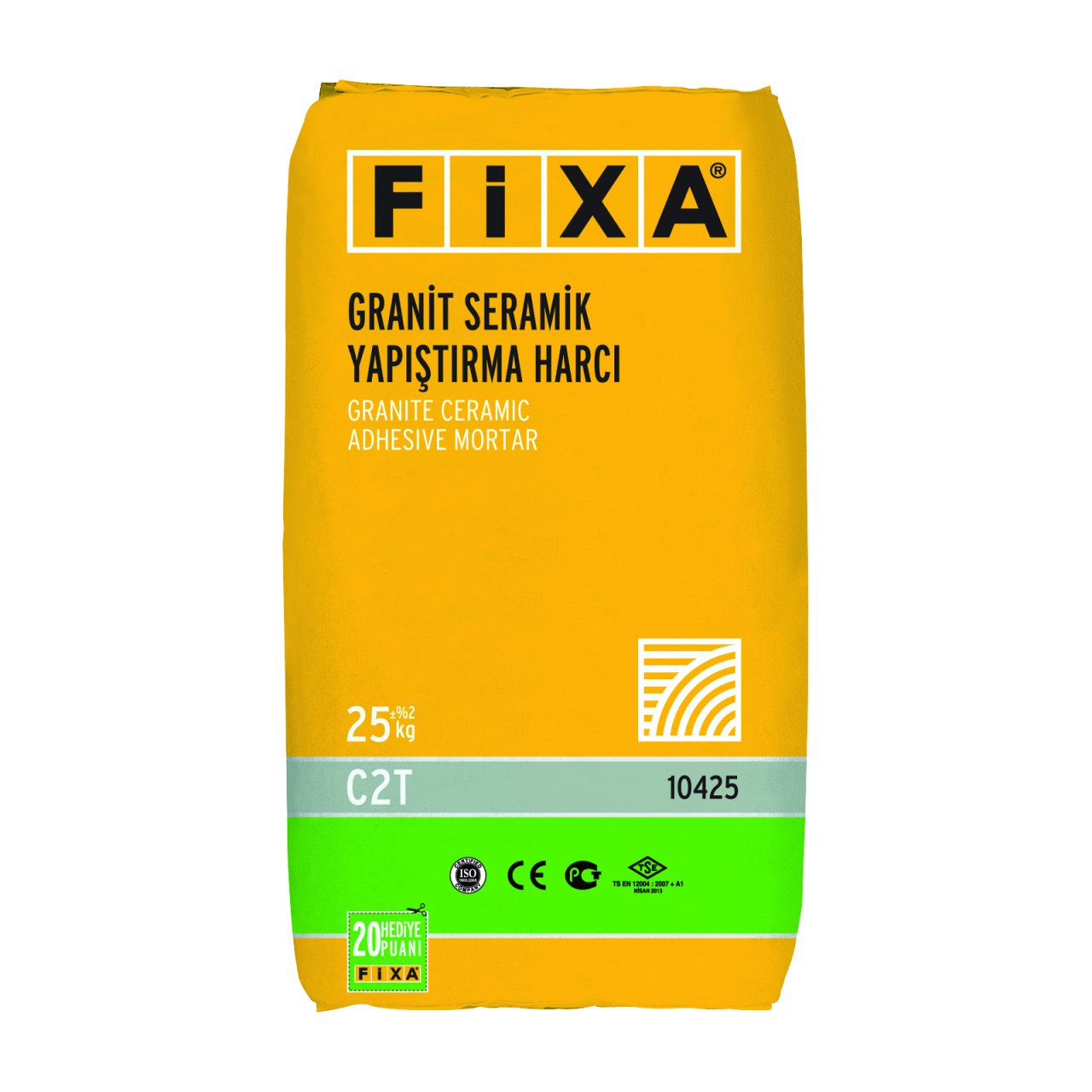 Fixa Granit Yapıştırıcı 25Kg Gri