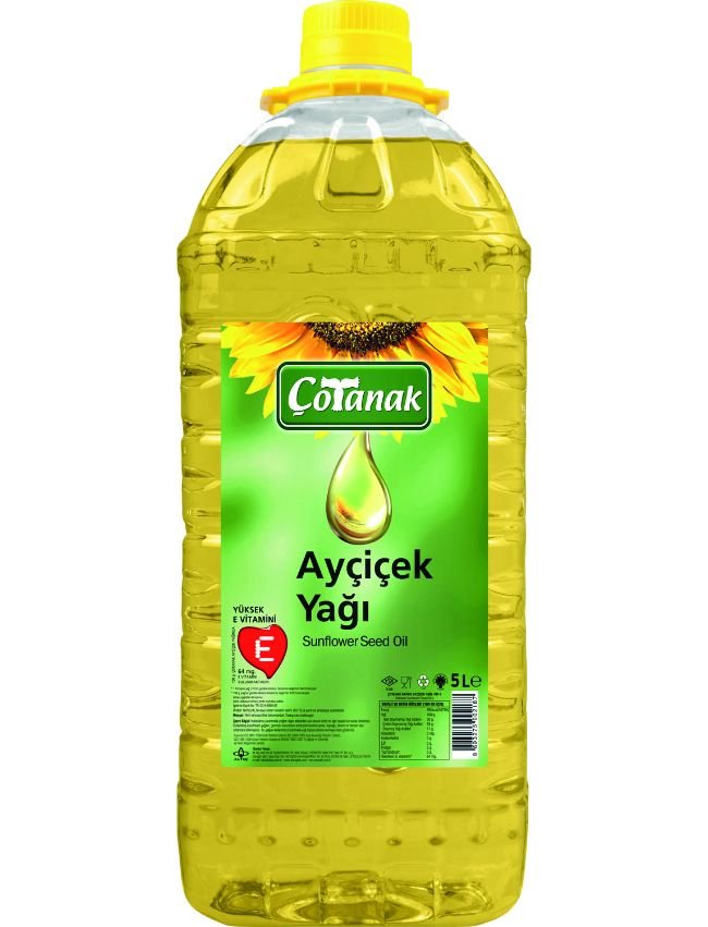 Çotanak Ayçiçek Yağ 5 Litre