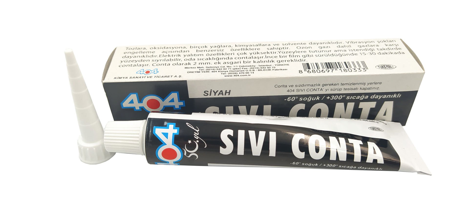 404 Sıvı Conta 45 Gr Siyah