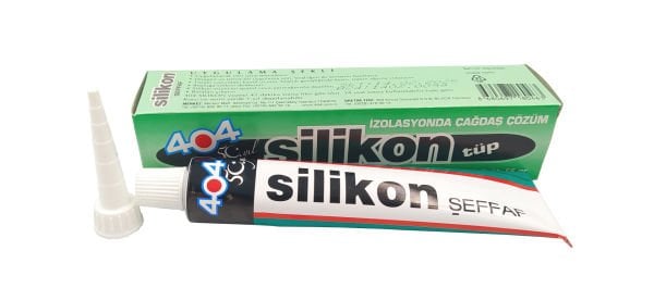 404 Silikon Tüp Kutu Şeffaf 55 gr