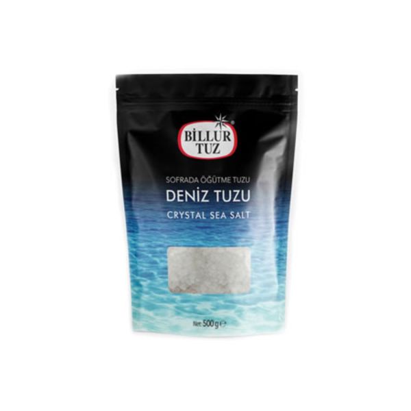 Billur Öğütme Deniz Tuzu Poşet 500gr