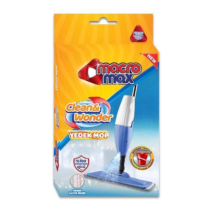Macromax Clean & Wonder Sprey Yedek Mop
