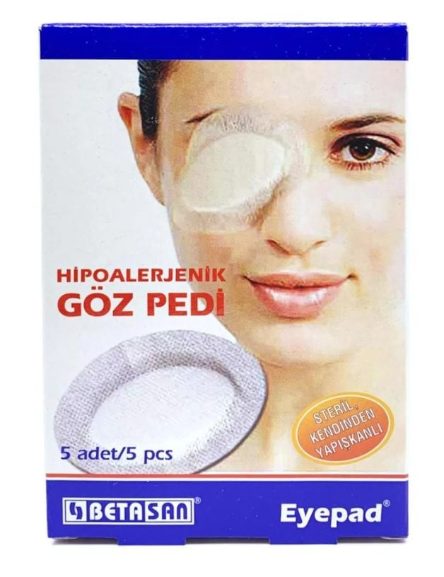 Eyepad Hipoalerjenik Göz Pedi 9.5cmx6.5cm Tekli