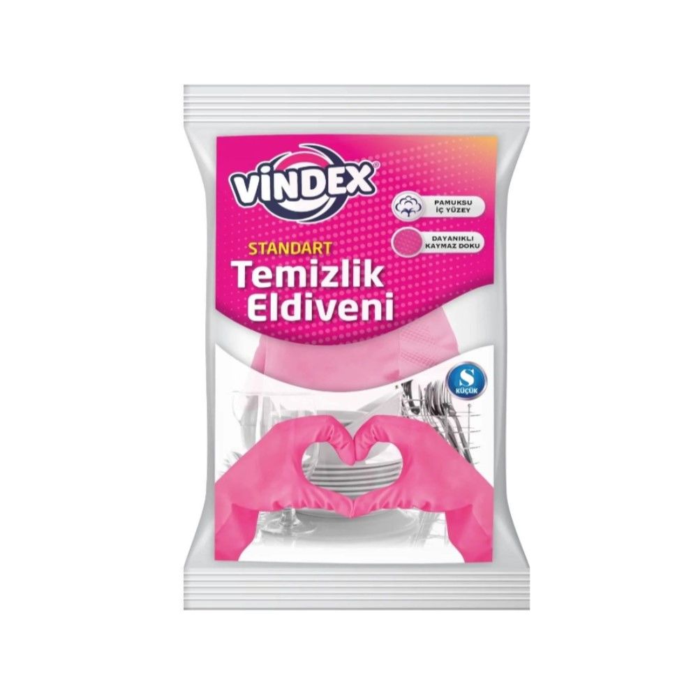 Vindex Standart Temizlik Eldiveni S Boy