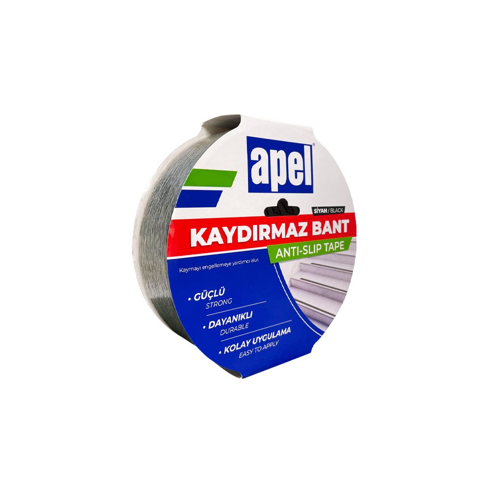 Apel Kaydırmaz Bant 50mmx25m Siyah