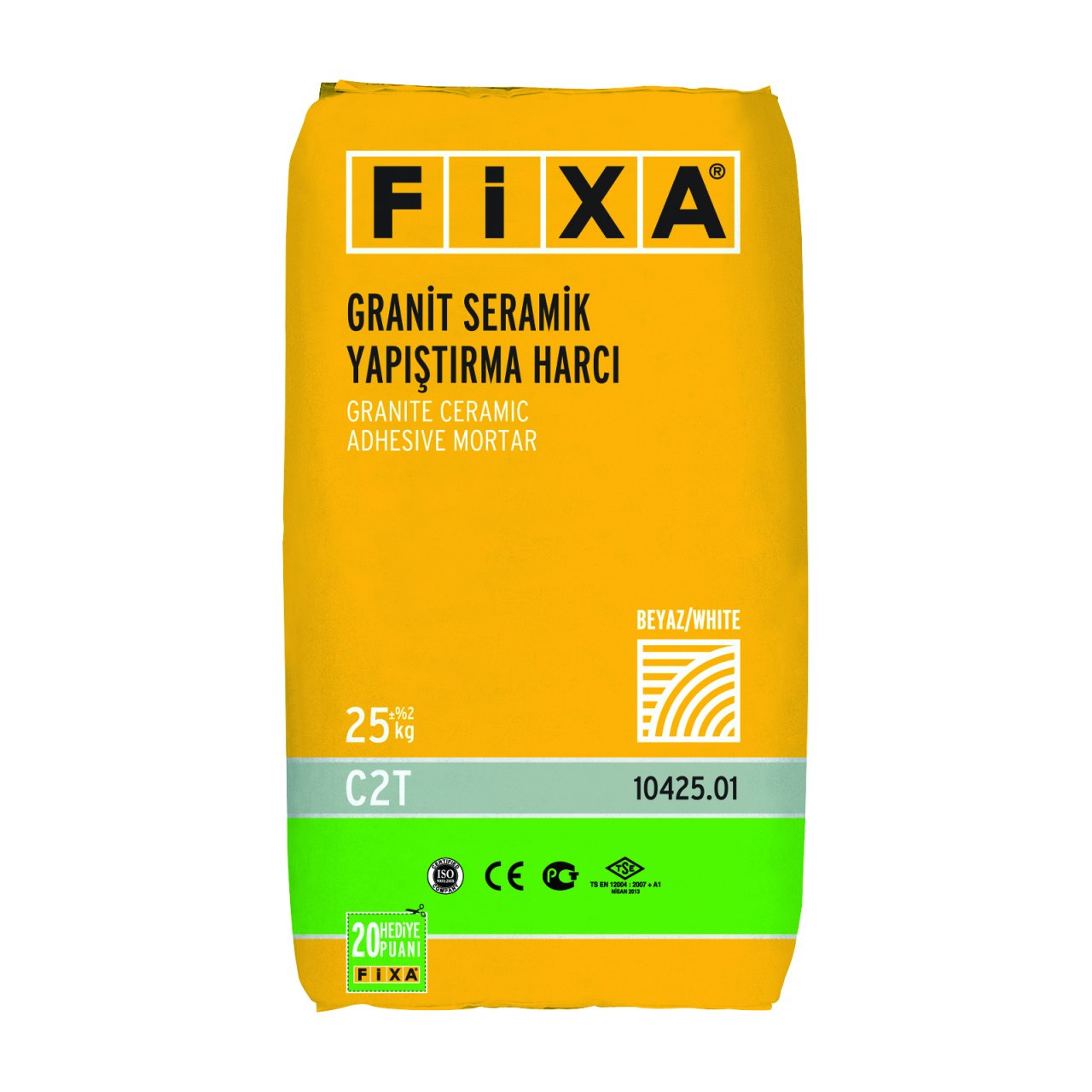 Fixa Granit Yapıştırıcı 25Kg Beyaz