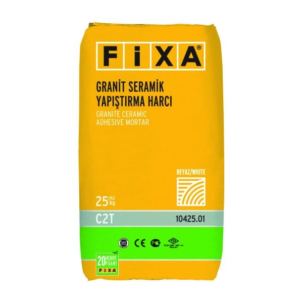 Fixa Granit Yapıştırıcı 25Kg Beyaz