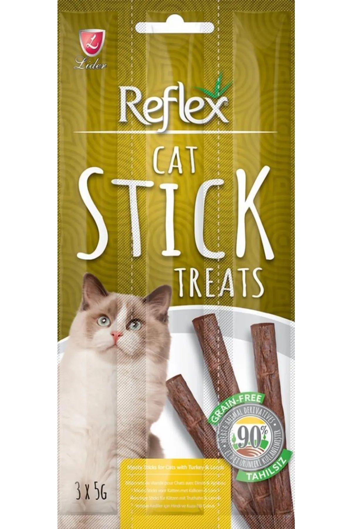 Reflex Kedi Ödül Çubuğu Hindi&Kuzu 3x5gr