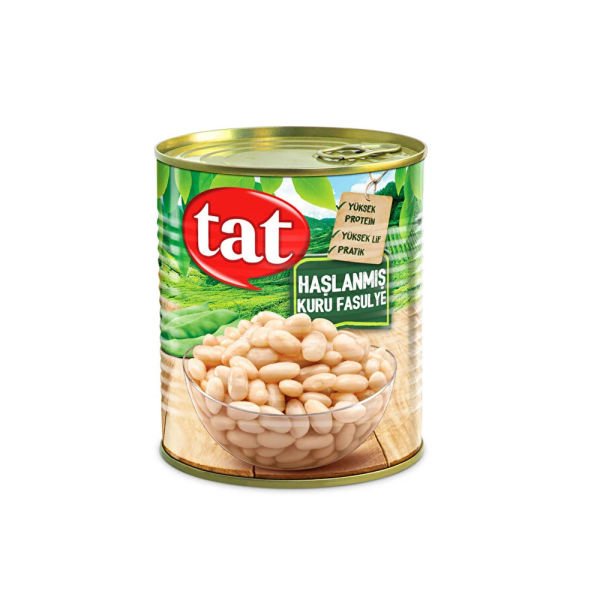 Tat Haşlanmış Kuru Fasulye 800gr