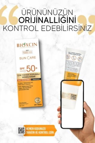 Bioxcin SunCare Kuru ve Normal Ciltler Için Güneş Kremi Spf 50+