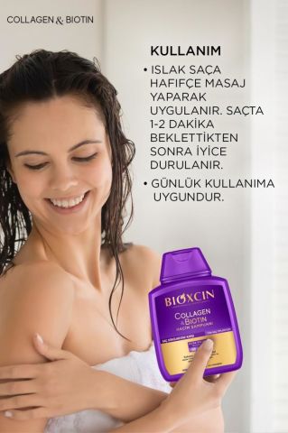 Bioxcin Collagen & Biotin Ekstra Hacim & Dolgunlaştırıcı Şampuan 300 Ml - Ince Telli Ve Hassas Saçlar