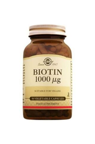 Solgar Biotin 1000 Mg 50 Kapsül