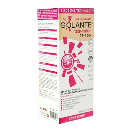 Solante Tele-Rubor Tintedlotion Spf 50 150 Ml