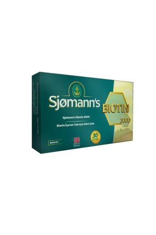 Sjomann's Biotin 30 Çiğneme Tableti