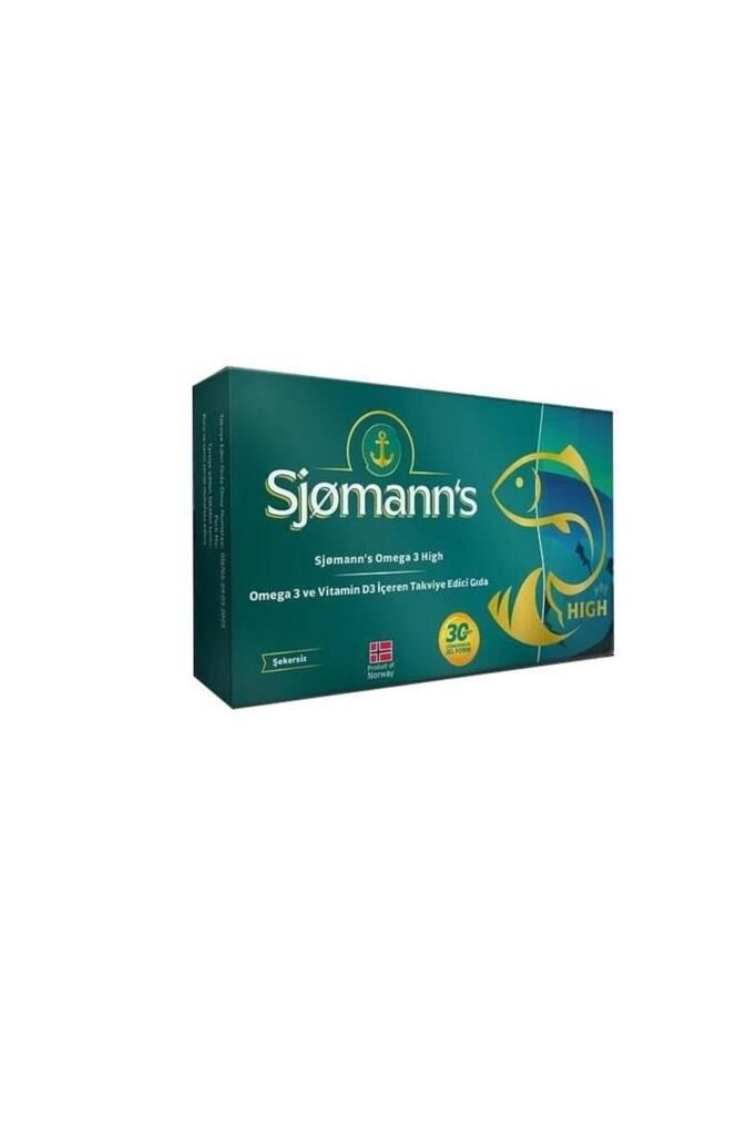 Sjomann's Omega 3 High 30 Çiğnenebilir Jel Form