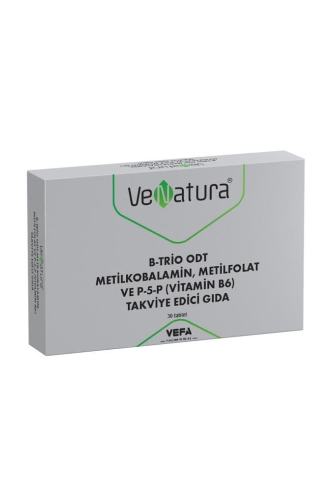 Venatura B-trio Odt Metilkobalamin, Metilfolat Ve P-5-p (vitamin B6) 30 Tablet