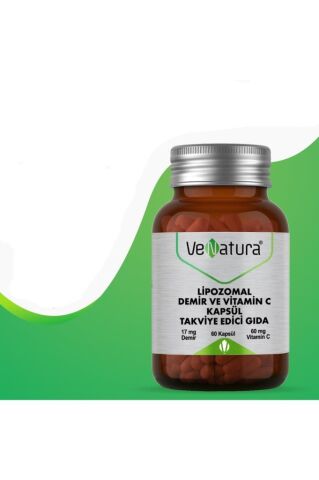 Venatura Lipozomal Demir Ve Vitamin C 60 Kapsül