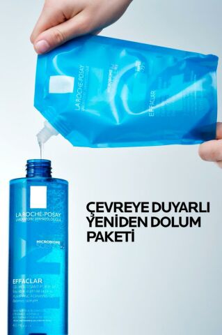 La Roche Posay Yağlı Ve Akneye Eğilimli Ciltler Için Effaclar Jel 400ml Yeniden Dolum Paketi