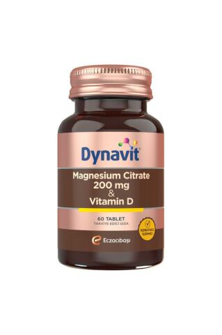 Dynavit Magnesium Citrate 200 Mg 60 Tablet
