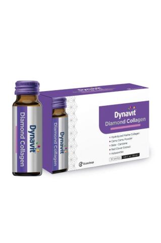 Dynavit Diamond Collagen Üzüm Aromalı Hidrolize Tip I Balık Kolajeni