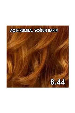 Prozinc Color 8.44 Bakır - Amonyaksız Bitkisel Kalıcı Saç Boyası