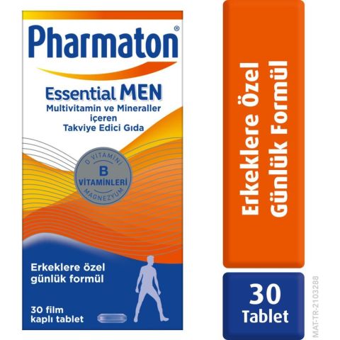 Pharmaton Essential Men Multivitamin Ve Mineral 30 Kapsül