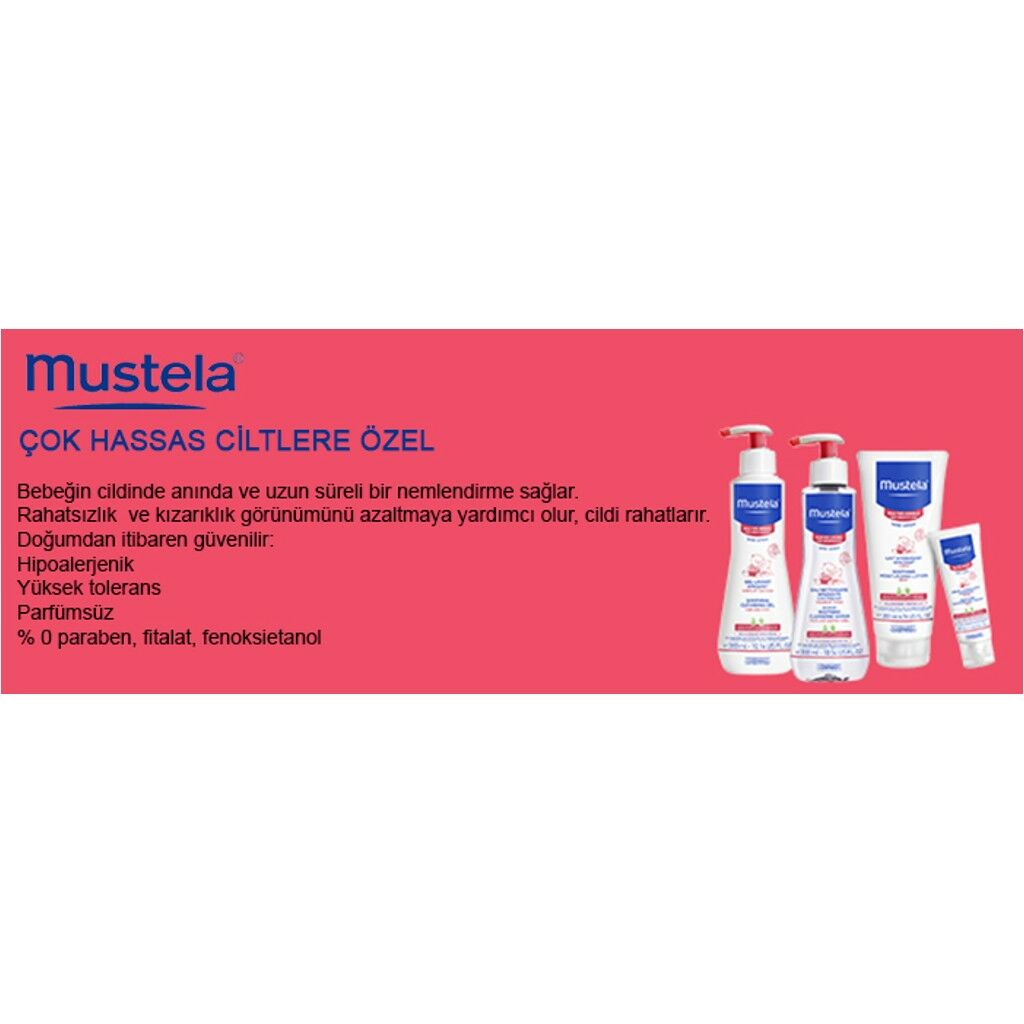 Mustela Soothing Cleansing Gel (300 ml) Rahatlatıcı Şampuan