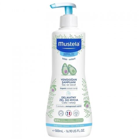 Mustela Gentle Cleansing Gel Yenidoğan Şampuanı 500 ml