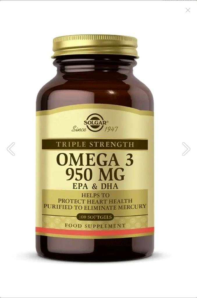 Solgar Omega 3 950Mg 100 Softjel Kapsül