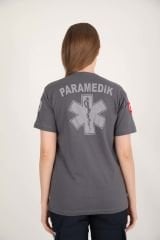 Yeni Paramedik Füme Penye T-shirt(Unisex)