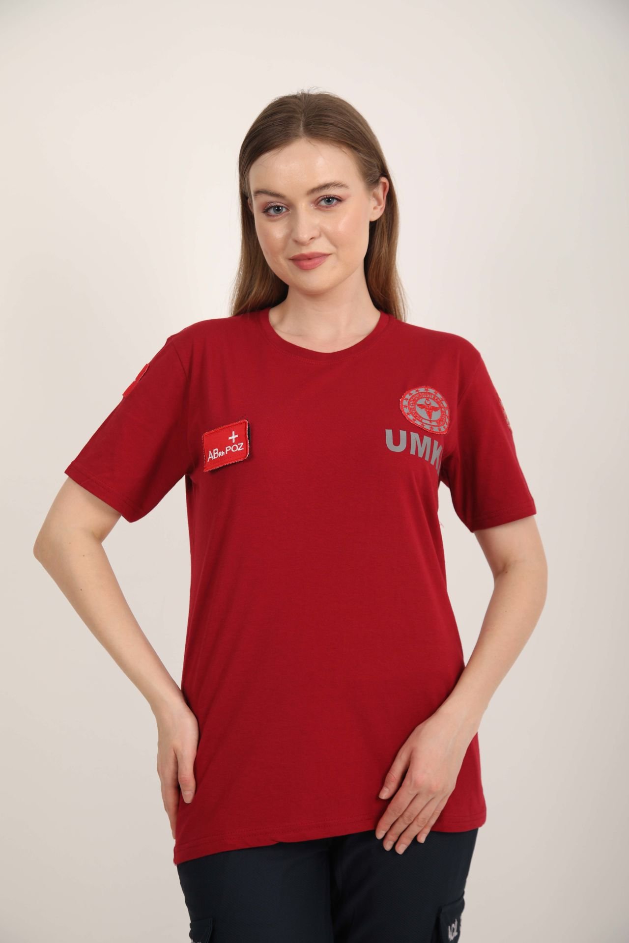 Yeni UMKE Penye Kırmızı T-shirt (Unisex)