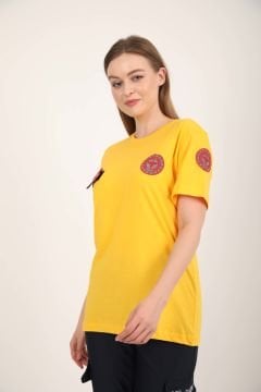 Yeni 112 Acil Sağlık Sarı Penye T-shirt(Unisex)