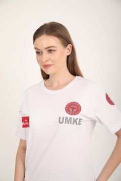 Yeni UMKE Beyaz Penye T-shirt(Unisex)