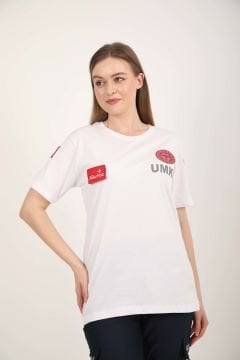 Yeni UMKE Beyaz Penye T-shirt(Unisex)