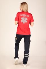 Yeni Kırmızı Lacoste Paramedik T-shirt