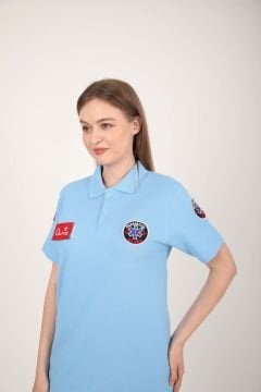 Yeni Paramedik Açık Mavi Lacost T-shirt(Unisex)