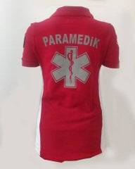 Paramedik Kırmızı-Beyaz T-shirt