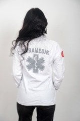 Paramedik Beyaz Uzun Kollu Lacoste T-shirt