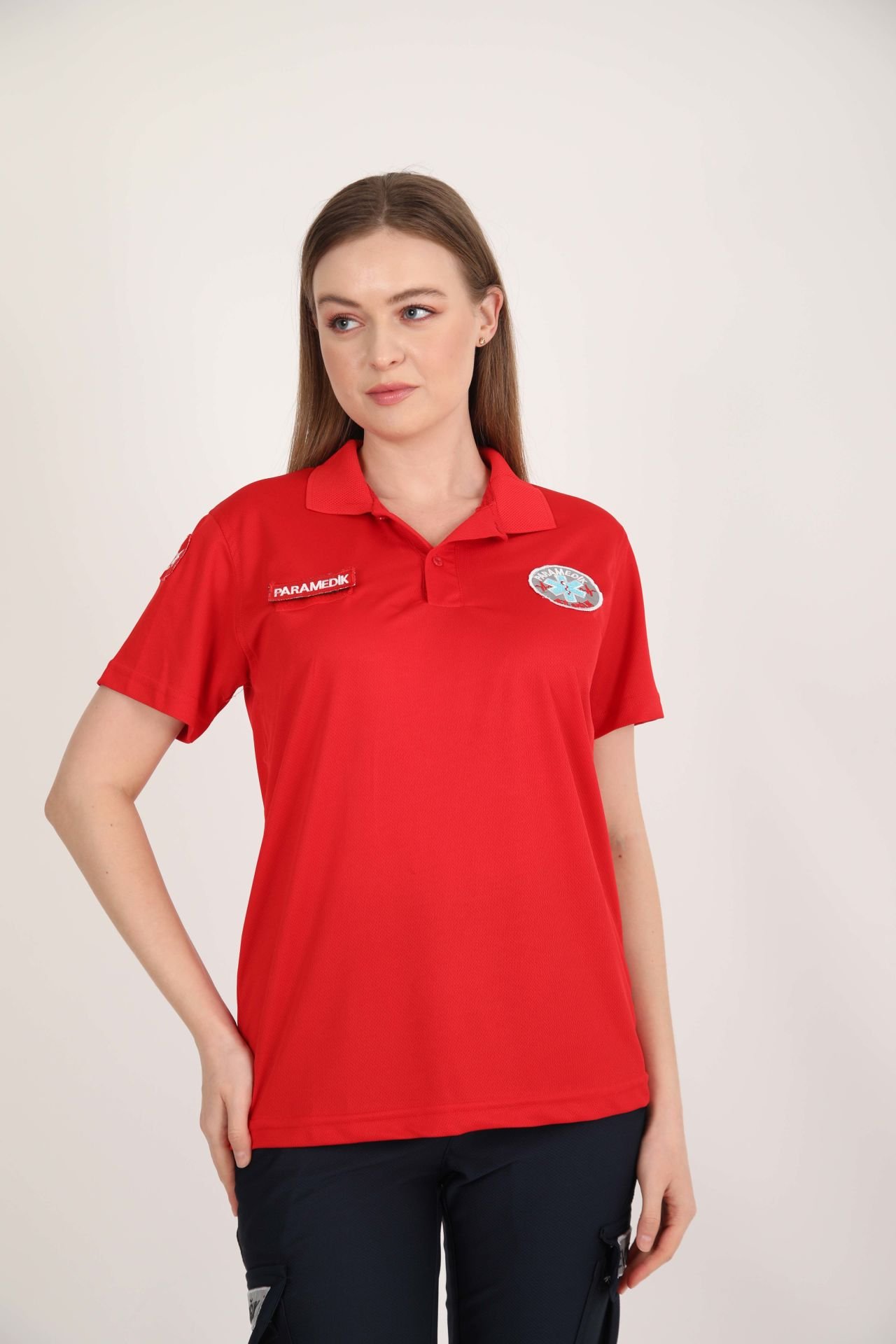 Yeni Paramedik Kırmızı Comfort T-shirt(Unisex-Fileli)