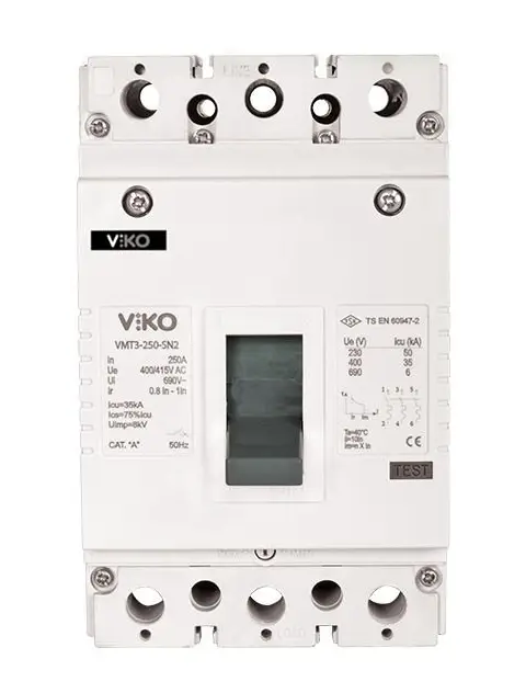 Viko 3X160 Amper 35Ka Termik Ayarlı Kompakt Şalter VMT2-160-SN2