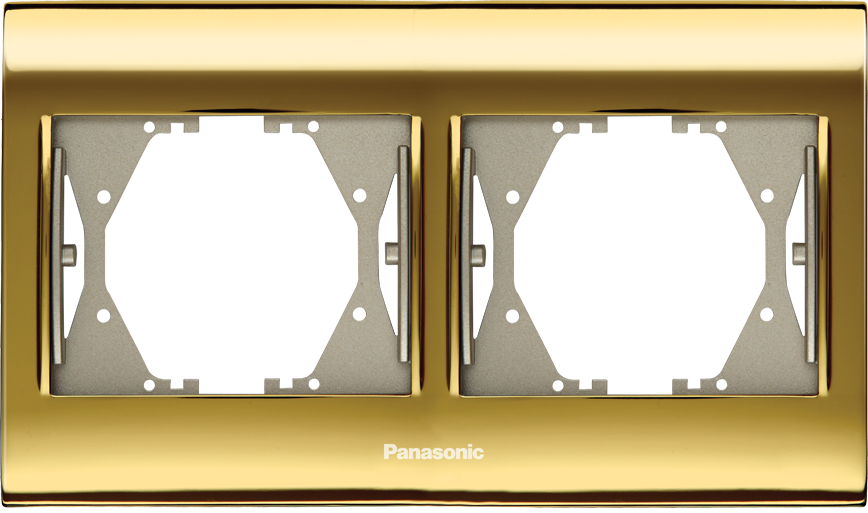 Panasonic Thea Blu Gold+Dore İkili Çerçeve  - WBTF08025GL-TR