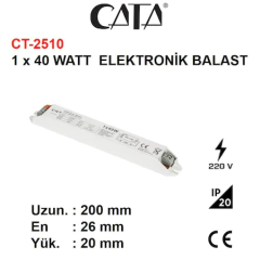 Cata Elektronik Floresan Balast 1X40 Watt ct-2510