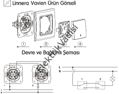 Viko Linnera/Rollina Beyaz/Krem Vavien