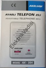 Akelsan Ayarlı Telefon Zili Ak-304