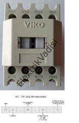 Viko Güç Kontaktörleri VTC Serisi 9 Amper vtc-09/10/s