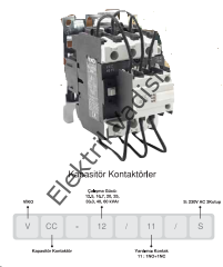 Viko Kompanzasyon Kontaktörü 40 Amper VCC-40/12/S